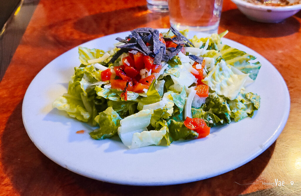 Side New Mexican Caesar Salad at Blue Adobe Grille